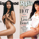 (l) Zoë Kravitz, 2018; (r) Lisa Bonet, 1988